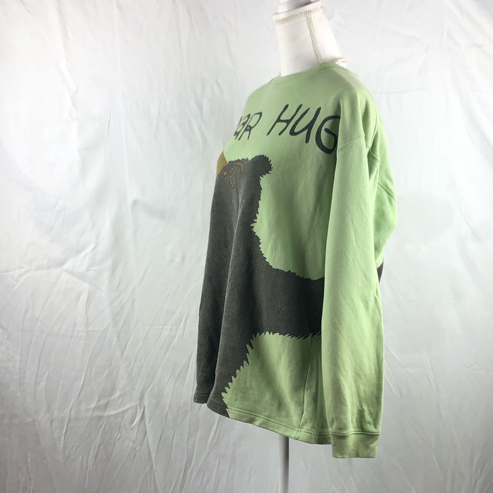 Lazy One Bear Hugs Pullover Sweatshirt Sz M - Picture 4 of 8